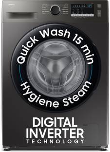 Samsung 7 kg 5 Star, Hygiene Steam, Quick Wash, Digital Inverter Motor Fully Automatic Front Load Wash...