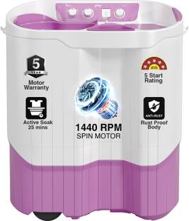 Godrej 9 kg 460 W PowerMax Wash Motor Semi Automatic Top Load Washing Machine Purple