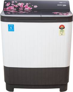 Voltas Beko 8.5 kg Semi Automatic Top Load Washing Machine Grey, Brown, White