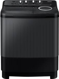 SAMSUNG 8.5 kg Semi Automatic Top Load Washing Machine Black, Grey