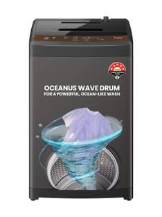 Haier 7 kg Powerful Oceanus Wave Drum, Smart Fuzzy Control, Balance Clean Pulsator, Custom Wash Cycles...