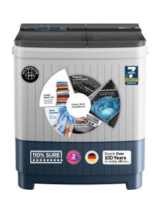 BOSCH 9 kg 5 Star with 1360 High RPM Spin Motor Semi Automatic Top Load Washing Machine Multicolor