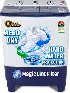 Kenstar 8 kg 5Star Rated High Performance Motor With 1350RPM, 5-Fin Pulsator, Aero Dry Function , Magi...