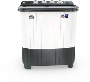White Westinghouse (Trademark by Electrolux) 8.5 kg Semi Automatic Top Load Washing Machine Grey, White