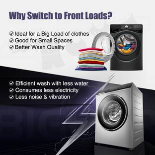 IFB 8 kg Fully Automatic Front Load Washing Machine with In-built Heater Silver