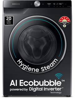 SAMSUNG 11 kg Fully Automatic Front Load Washing Machine with In-built Heater Black