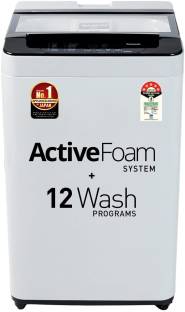 Panasonic 6.5 kg 12 Wash Programs Active Foam Wash Fully Automatic Top Load Washing Machine Silver