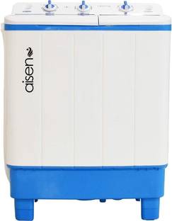 AISEN 7 kg Semi Automatic Top Load Washing Machine Blue