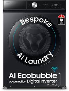 Samsung 12 kg Fully Automatic Front Load Washing Machine with In-built Heater Black, Grey