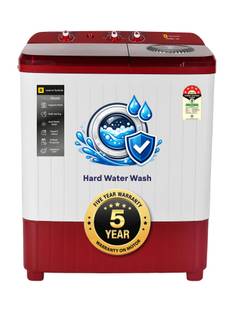 realme TechLife 7 kg with Hard Water Wash Protection and Swift Jet Dry Semi Automatic Top Load Washing...