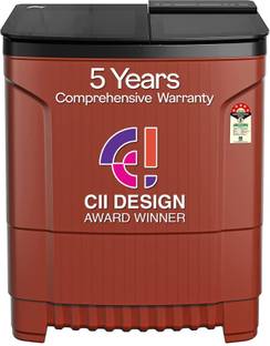 Godrej 8 kg Semi Automatic Top Load Washing Machine Red