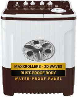 Whirlpool 7 kg Semi Automatic Top Load Washing Machine Maroon, White
