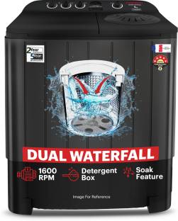 Thomson 9 kg 5 Star Aqua Magic Double Waterfall Semi Automatic Top Load Washing Machine Black