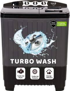InnoQ 7 kg | Turbo Wash | Buzzer | Wheels | Turbo Jet Dryer | Magic Filter | Lint Filter Semi Automati...