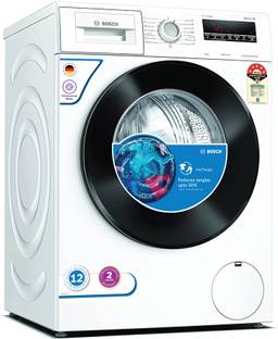 BOSCH 8 kg 5Star INVERTERTOUCHCONTROL,1200RPM Fully Automatic Front Load Washing Machine with In-built Heater White