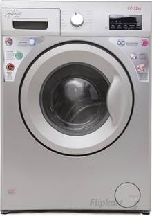ONIDA 6 kg Fully Automatic Front Load Washing Machine with In-built Heater Silver
