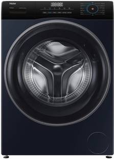 Haier 8 kg Fully Automatic Front Load Washing Machine with In-built Heater Blue