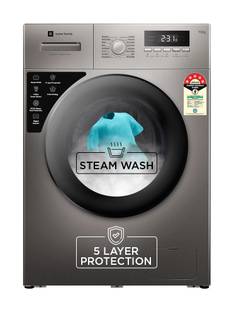 realme TechLife 10 kg Fully Automatic Front Load Washing Machine with In-built Heater Grey