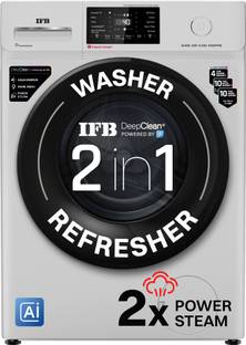 IFB 6.5 kg 5 Star with Steam Refresh program, 9 Swirl Wash, Eco Inverter, Powered by AI with Power Ste...