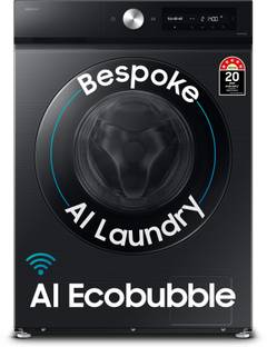 Samsung 12 kg Fully Automatic Front Load Washing Machine with In-built Heater Black, Grey