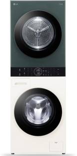 LG 13 kg WashTower, AI Direct Drive & DUAL Inverter Heat Pump, Wi-Fi, Steam Fully Automatic Front Load Washing Machine with In-built Heater Multicolor