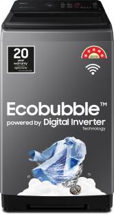SAMSUNG 8 kg 5 star, Ecobubble, Super Speed, Wi-Fi, Digital Inverter, Fully Automatic Top Load Washing...