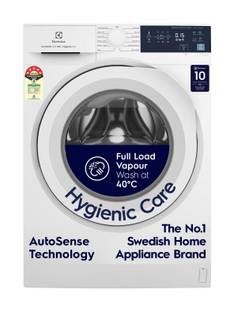Electrolux 9 kg 5 Star EcoInverter, 40C Vapour Wash,UltimateCare 300 Fully Automatic Front Load Washin...