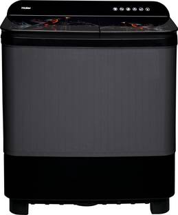 Haier 11 kg Thunder Pulsator, Toughened Glass Lid, Oxyi Dry, Magic Filter & Castor Wheels Semi Automat...
