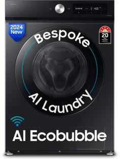 Samsung 12 kg Fully Automatic Front Load Washing Machine with In-built Heater Black, Grey