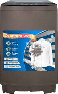 Equator 10.2 kg Ozone Sanitize and Saree Cycle Fully Automatic Top Load Washing Machine Beige
