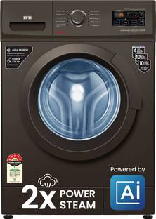 IFB 8 kg 5 Star AI Powered,� with 2X Power Steam Fully Automatic Front Load Washing Machine with In-built Heater Brown