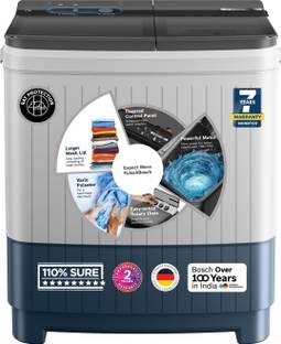 BOSCH 8 kg 5 Star with 1360 High RPM Spin Motor Semi Automatic Top Load Washing Machine Multicolor
