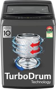 LG 8 kg 5 Star, Smart Inverter Technology, TurboDrum, Smart Diagnosis with Soft Closing Door Fully Aut...