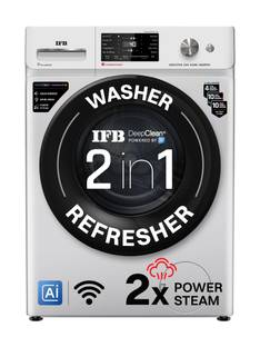 IFB 9 kg with 9 Swirl Wash, 2x Power Steam, 30 Min Steam Refresh Program, Eco Inverter Motor, WiFi Ena...