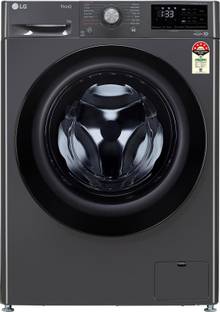 LG 9 kg with Wi-Fi EnabledAI Direct Drive Technology Fully Automatic Front Load Washing Machine with In-built Heater Black