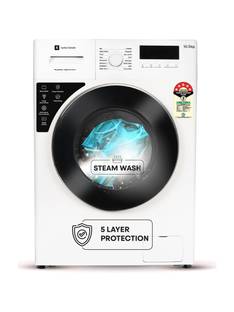 realme TechLife 10.5 kg Fully Automatic Front Load Washing Machine with In-built Heater White