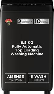 Acer 6.5 kg Fully Automatic Top Load Washing Machine Black