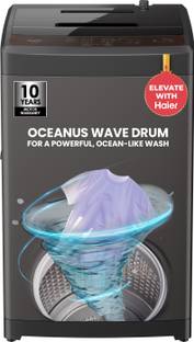Haier 8 kg With Ultra Fresh Air Technology, Oceanus Wave Steel Drum, Balance Clean Pulsator, Custom Wa...