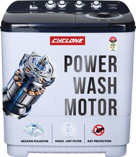 ONIDA 11 kg 5 star Semi Automatic Top Load Washing Machine Blue, White