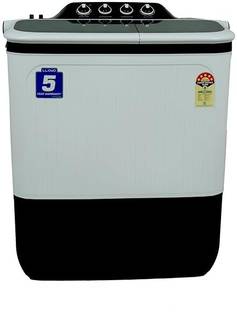 Lloyd 7 kg Semi Automatic Top Load Washing Machine Black, White