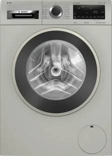 BOSCH 10 kg Fully Automatic Front Load Washing Machine with In-built Heater Silver