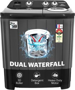 Thomson 8.5 kg 5 Star Aqua Magic with Double Waterfall, Detergent Box, Magic Filter, Heavy Duty Motor,...