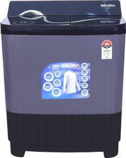 Salora 9.5 kg Semi Automatic Top Load Washing Machine Grey, Black