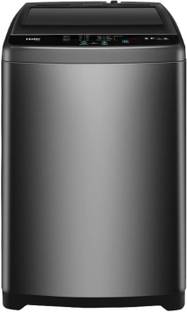 Haier 7 kg Fully Automatic Top Load Washing Machine with In-built Heater Grey, Black