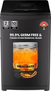 Haier 8 kg Oceanus Wave Drum 15 Min Quick Wash Fully Automatic Top Load Washing Machine with In-built ...