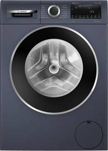 BOSCH 9 kg Fully Automatic Front Load Washing Machine Blue