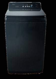 Midea 9 kg Fully Automatic Top Load Washing Machine with In-built Heater Black