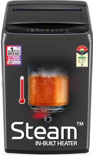LG 9 kg Fully Automatic Top Load Washing Machine with In-built Heater Black