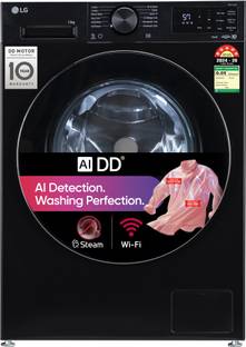LG 12 kg 5 Star, AI Direct Drive - Intelligent & Convenient Fabric Care, Wi-Fi Enabled, LG ThinQ- Down...