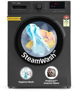 Voltas Beko 7 kg Fully Automatic Front Load Washing Machine with In-built Heater Black